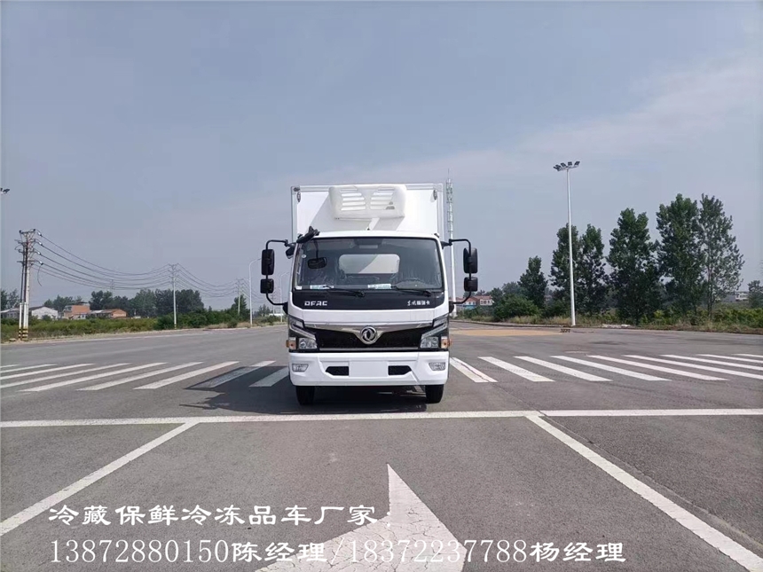 白城市江铃顺达国六双排冷藏车